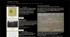 Desktop Screenshot of anothertimbre.com